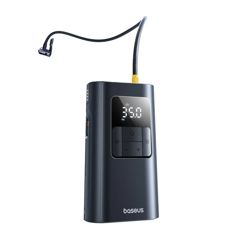 Flashlight Baseus PrimeTrip VA1 2-in-1 pump, black