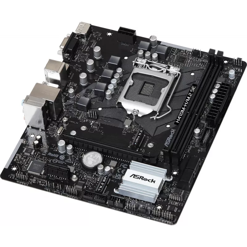 Motherboard ASRock H410M-H/M.2 SE Intel H370 LGA 1200 micro ATX