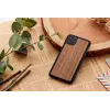 Smartphone case man and wood for iPhone 11 Pro — black walnut