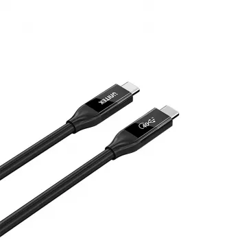 USB-C cable Unitek C14100ABK01-2M — 2 m, 100W power delivery, 40 Gbps data