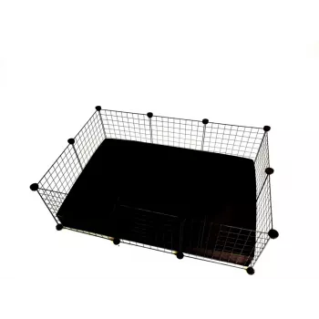 C&C Modular cage 3x2 110x75 cm guinea pig, hedgehog, black