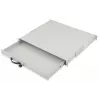 DIGITUS DN-19 KEY-1U 1U 19 inch Rack Mount Keyboard Drawer with Document Storage, Lockable, Grey