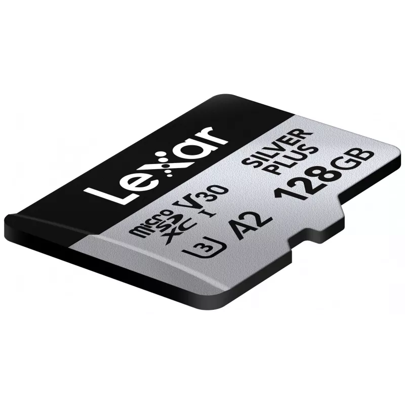 Flash Memory Lexar 128GB UHS-I MicroSDXC Professional SILVER PLUS