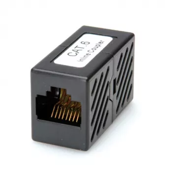 RJ-45 Modular Coupler ROLINE Cat.6 unshielded black