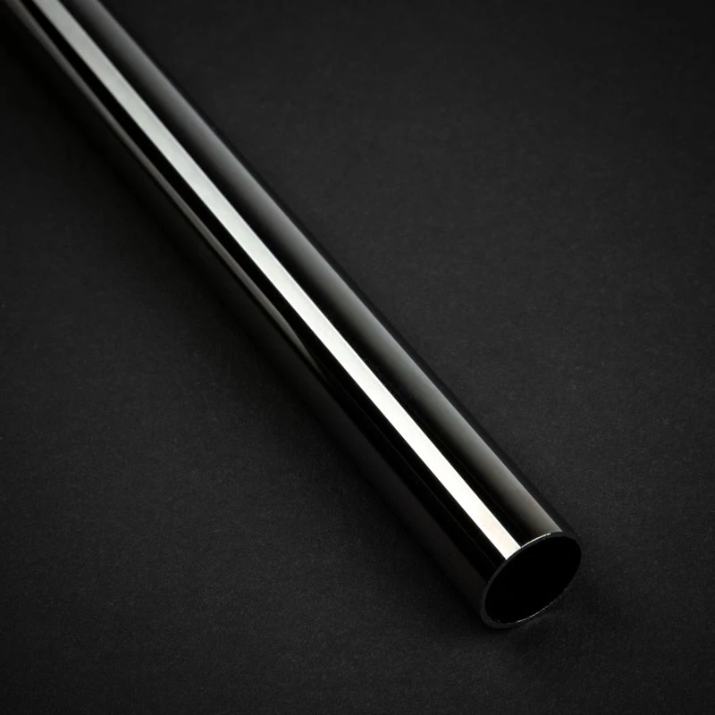 Hard Tubing Bitspower None Chamfer Brass 14mm AD, 500mm, Black Gloss