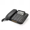 Analog telephone Gigaset DL380 Caller ID Wired handset Black