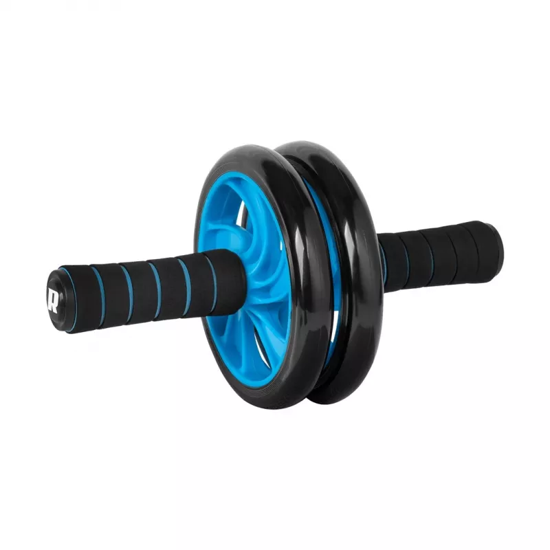 REBEL ACTIVE Double wheel, roller for abdominal exercises AB Wheel