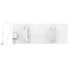 AENO Premium Eco Smart Heater, 700W, Tempered glass, Infrared+convection heating type, Led display Plug type: Europe (E/F type), WHITE