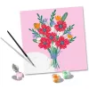Painting kit Ravensburger CreArt — Poppy bouquet (creative set, model 25519)