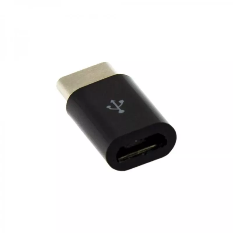 Sbox Micro USB 2.0 F. -> TYPE C M. Black AD.USB-C B