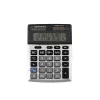 Desktop Basic Calculator ESPERANZA ECL102 — 12‑digit, 12‑line display, battery powered, tilting screen, black/grey