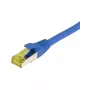 Patch Cable RJ45, CAT6A 500Mhz,10m, Blue, S-STP(S/FTP), TPE/LSZH(Ultraflex), AWG26, with Cat.7 Raw Cable, Synergy 21 (S217651)