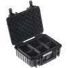 B&W Type 1000 black case with removable padded insert
