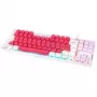 Mechanical Gaming Keyboard GAMIAC TKL90G with Kailh Red switches, tenkeyless, white/red