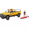Toy lifeguard vehicle with figure BRUDER 02506 — ABS plastic, recommended age 4+