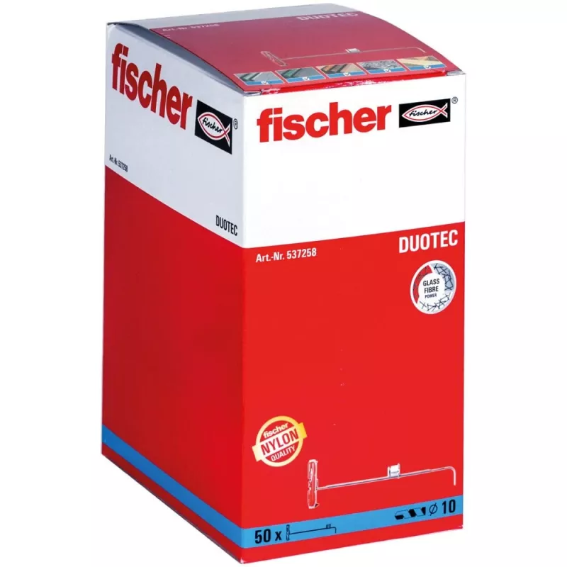 Fischer 537258 screw anchor / wall plug 50 pc(s) Screw & wall plug kit 50 mm