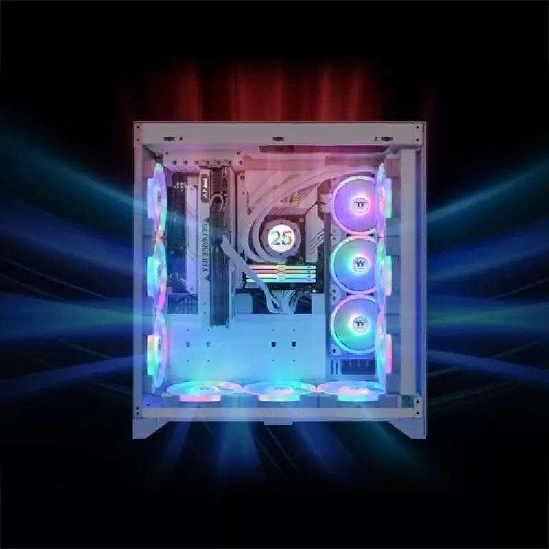 Thermaltake SWAFAN EX14 ARGB 140mm 3-Pack Case Fan - Hydrangea Blue