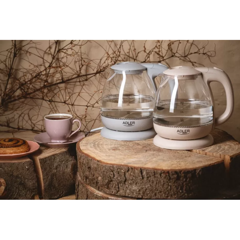 Electric kettle Adler AD 1283C 1 L 900 W Cream