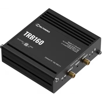 Teltonika Industrie 4G LTE CAT6 IoT Gateway, Digital I/O, USB, RMS Support LTE Gateways (TRB160)