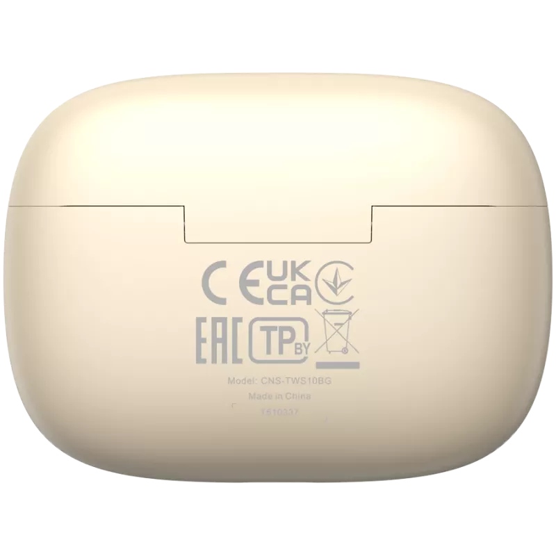 Canyon CNS-TWS10BG Headphones and Headset True Wireless Stereo (TWS) In-Ear calls/music/Sport/everyday use USB Type-C Bluetooth Beige (CNS-TWS10BG)