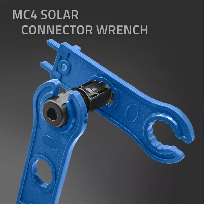 Qoltec Solar Tool Kit Compatible with MC4 Connectors | Crimper + Automatic Wire Stripper