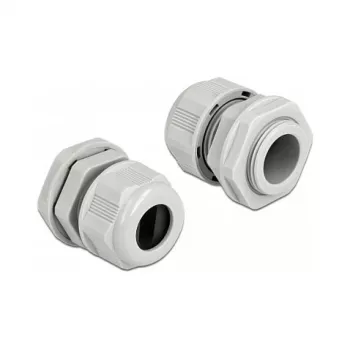 Cable Gland DeLOCK 60386 Grey Plastic 2 pcs