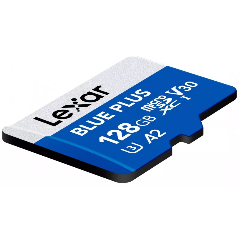 MicroSDXC memory card Lexar BLUE PLUS 128 GB UHS‑I U3 V30 170 MB/s