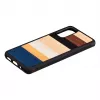 Phone case man and wood Galaxy S20 black — protective smartphone case for Samsung Galaxy S20