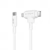 HYPER HyperJuice USB cable USB 2.0 1.5 m USB C USB C/Lightning White