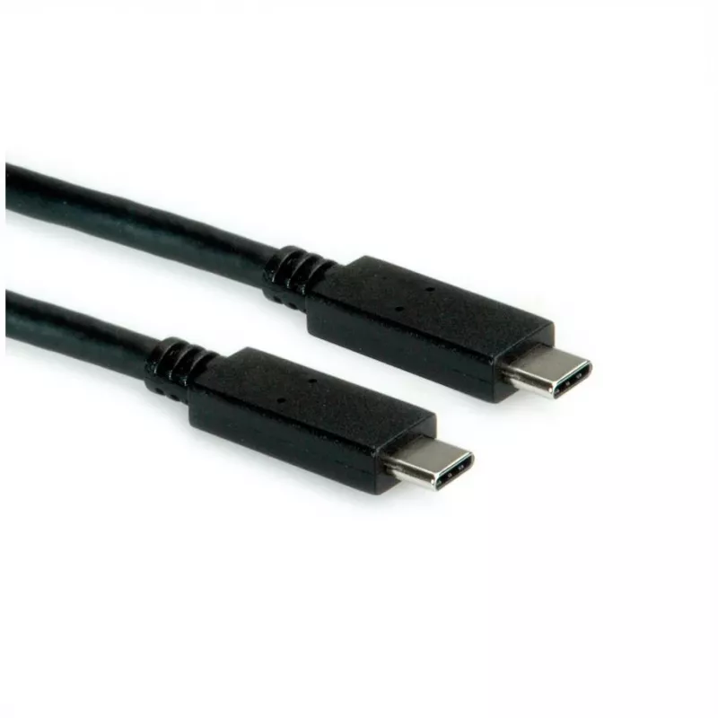 ROLINE USB3.2Gen2 Cable PD 20V5A Type C-C ST/ST 0.5m - Cable - Digital/Data - 0,5 m (11.99.9057)