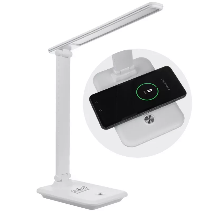 LED desk lamp MACLEAN MCE616W 9W with built-in Qi wireless charger