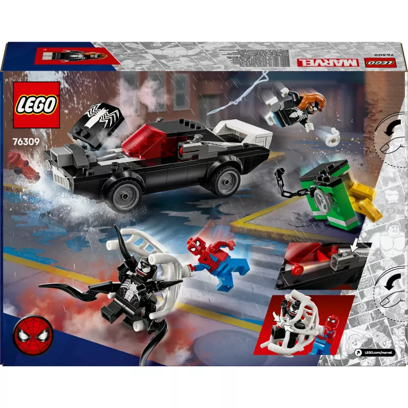 Building set LEGO Marvel Super Heroes Spider-Man vs. Venom Muscle Car 76309 — 254 pieces, 3 minifigures, age 7+