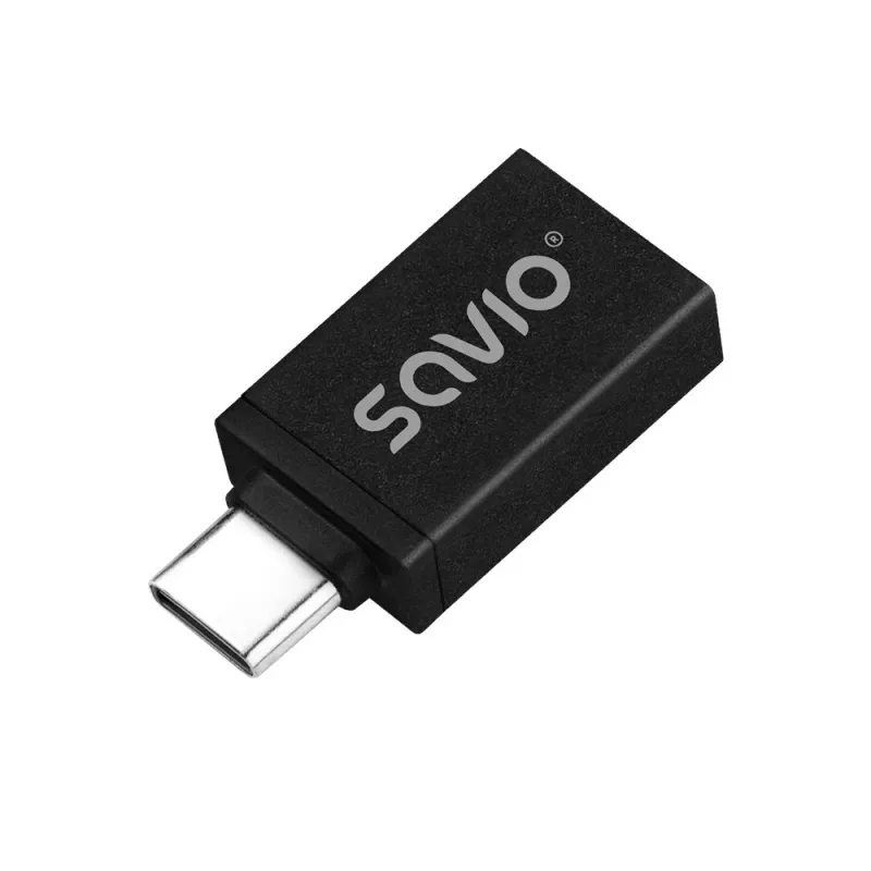 Savio AK-80 Video Cable Adapter 0m USB Type-A USB Type-C Black