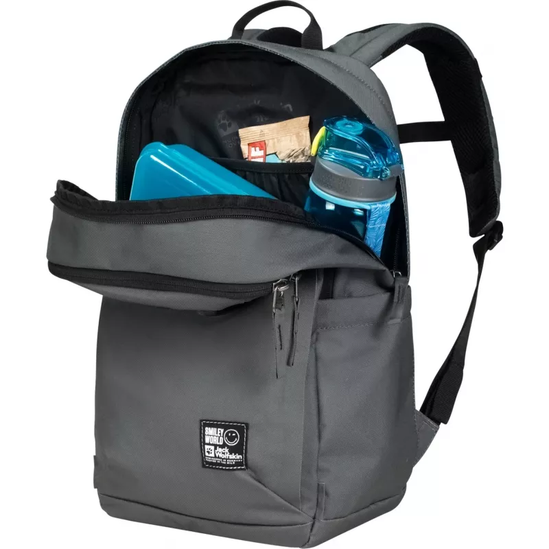 Jack Wolfskin Smileyworld Backpack - Green/Grey, 22 L