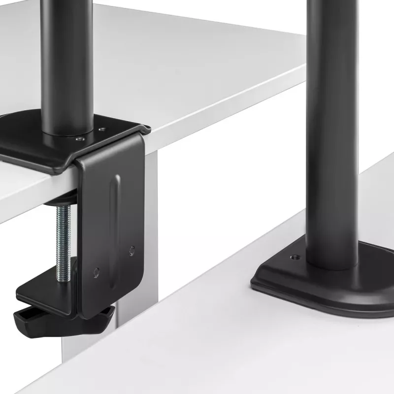 Maclean desk mount for 2 monitors, VESA 75x75 and 100x100, 17-32, 2x 9kg, MC-754N