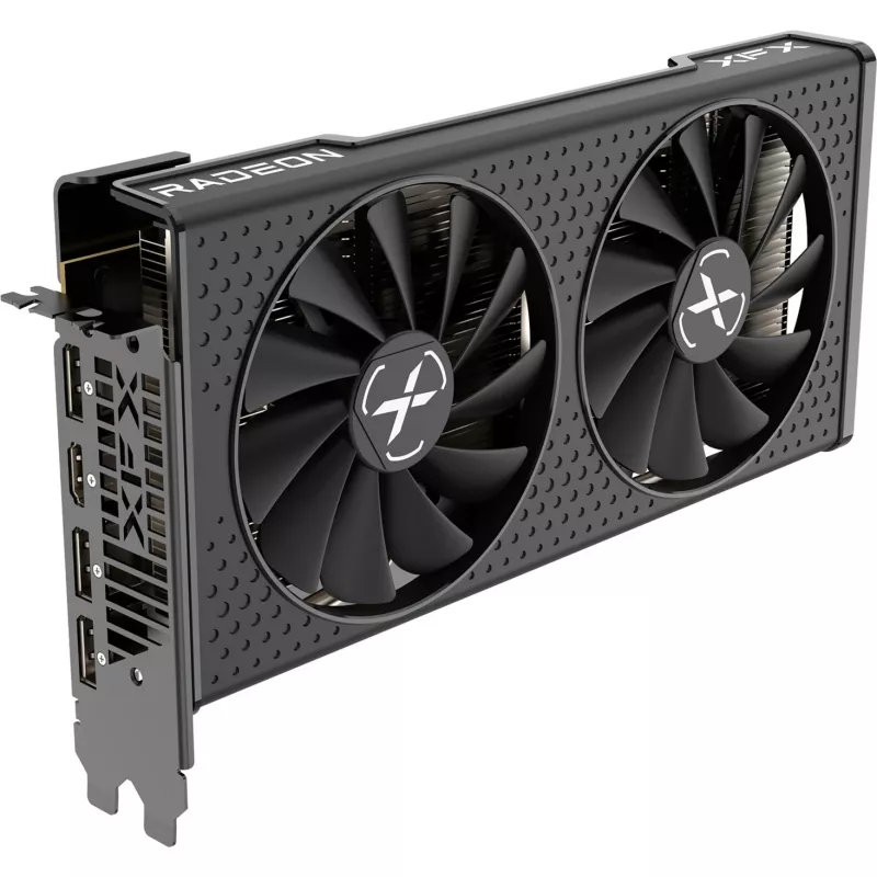 Graphics card XFX Radeon RX 7600 — 8 GB GDDR6, PCIe 4.0, 128-bit, 2x DisplayPort 2.1, HDMI 2.1, 2 fans
