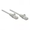 Intellinet Network Patch Cable, Cat6, 2m, Grey, CCA, U/UTP, PVC, RJ45, Gold Plated Contacts, Snagless, Booted, Lifetime Warranty