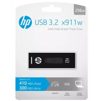 HP x911w USB flash drive 256 GB USB Type-A 3.2 Gen 1 (3.1 Gen 1) Black