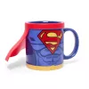 Thumbs Up Superman Mug with Cape, single design, 0.25 l, Blue, Red, Ceramic, Silicone, Universal, 1 piece