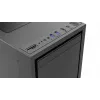 Gembird Fornax K500 ATX computer case, Midi Tower, Black