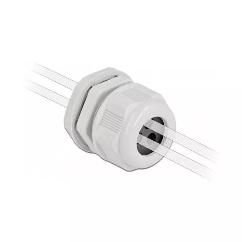 Cable Gland DeLOCK 60378 Grey Plastic 2 pc(s)