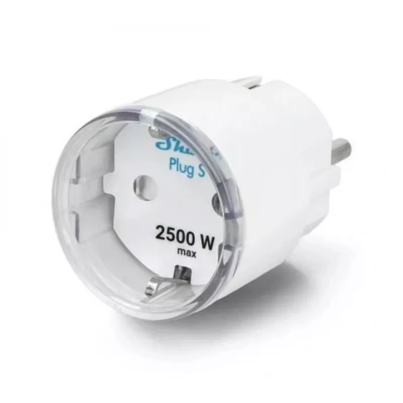Smart plug Shelly Wave Plug S Z-Wave 800 — smart outlet, Z-Wave 800, 230V, 12A, power & energy measurement