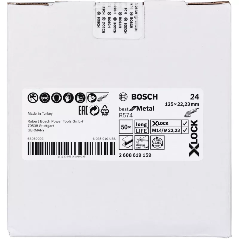 Bosch 2 608 619 159 angle grinder accessory Sanding disc