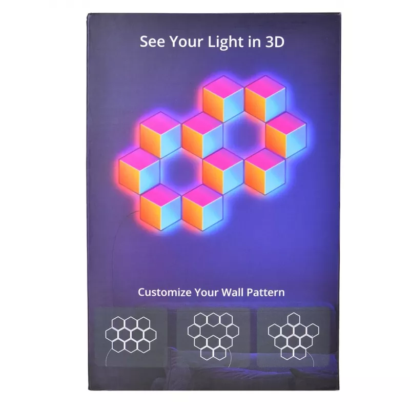 LED Smart Panel Govee B6066 Hexa Pro RGBIC Bluetooth Wi‑Fi 10pcs
