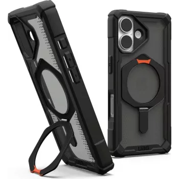 UAG Urban Armor Gear Plasma XTE MagSafe Kickstand Case | Apple iPhone 17 | black/pop orange | 114526114097 (114526114097)