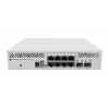 Managed L3 switch MikroTik CRS310-8G+2S+IN — 8× 2.5G RJ-45, 2× SFP+, PoE, 1U rack-mount, White
