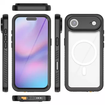 Cover 4smarts iPhone 17 Air 16.8 cm Black Transparent