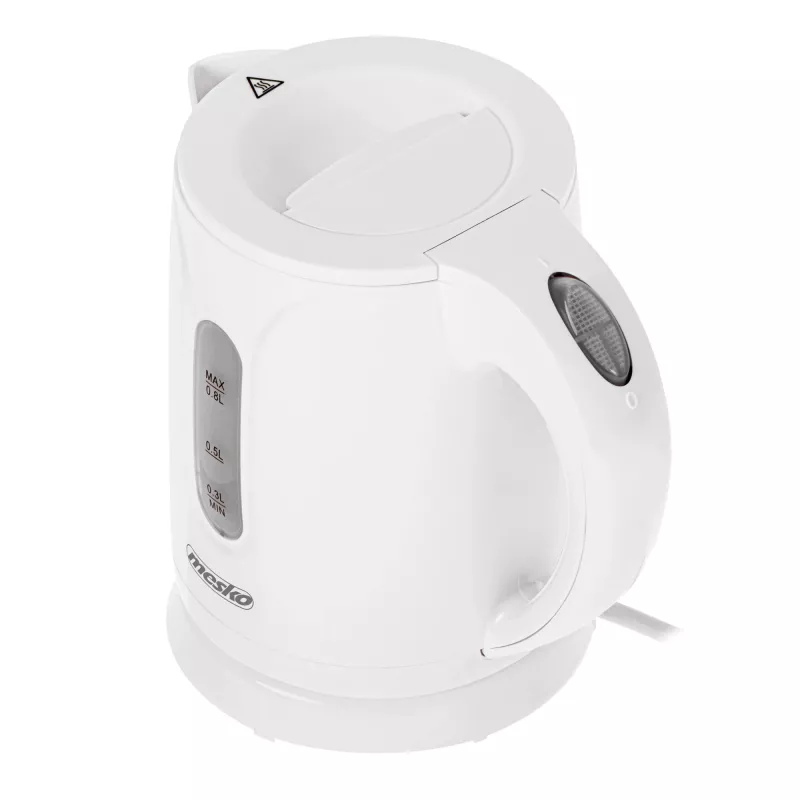 Mesko Kettle | MS 1376 | Electric | 850 W | 0.8 L | Plastic | 360° rotational base | White