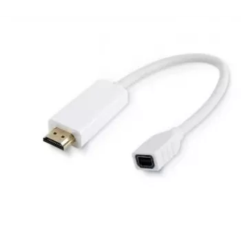 Microconnect HDMMDP video cable adapter 0.1 m HDMI Type A (Standard) Mini DisplayPort White