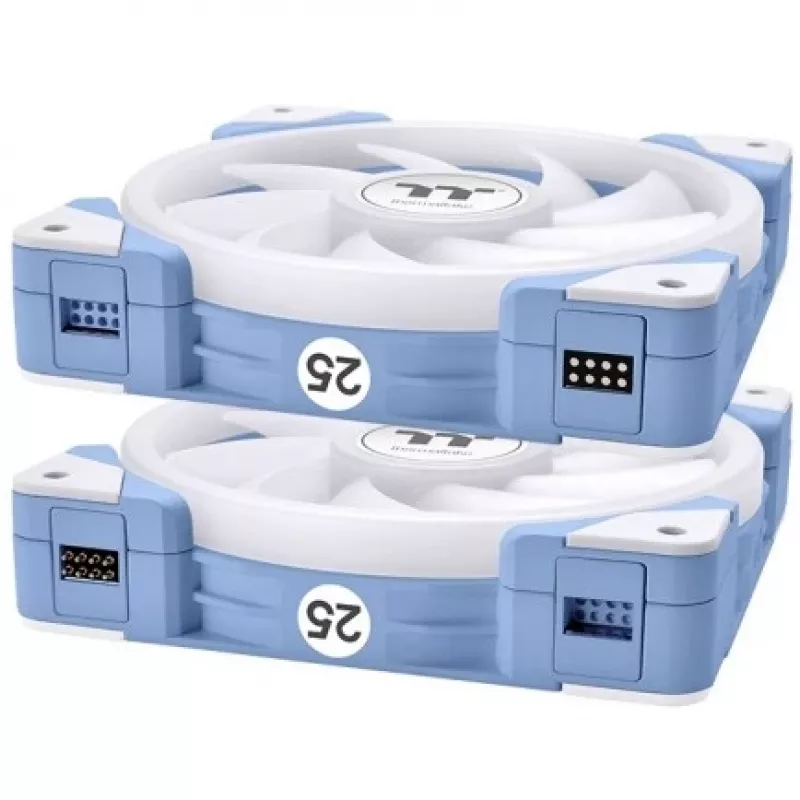 Thermaltake SWAFAN EX14 ARGB 140mm 3-Pack Case Fan - Hydrangea Blue